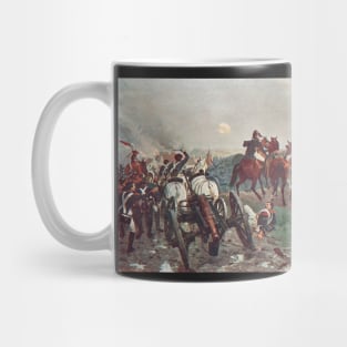 On the evening of The Battle of Waterloo Mug